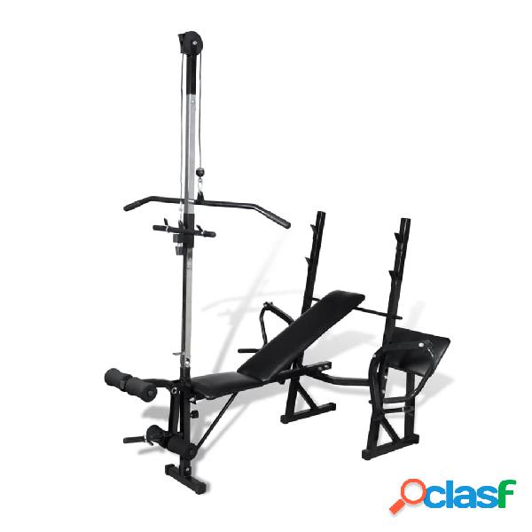 vidaXL Banco de ejercicios y musculación casero