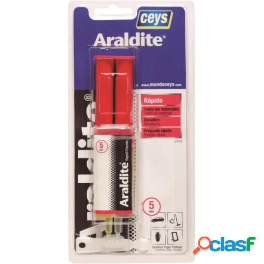 Adhesivo Epoxy Bic 24 Ml 5Minutos Araldit Jeringa Ceys