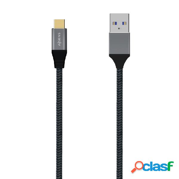 Aisens - Cable Usb 3.1 Gen2 Aluminio 10gbps 3a, Tipo