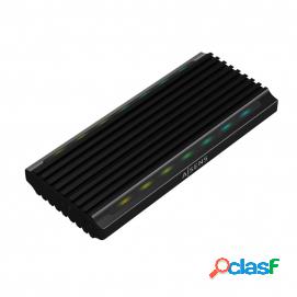 Aisens - Caja Externa M.2 Rgb Gaming Asm2-rgb011gr Sata/nvme