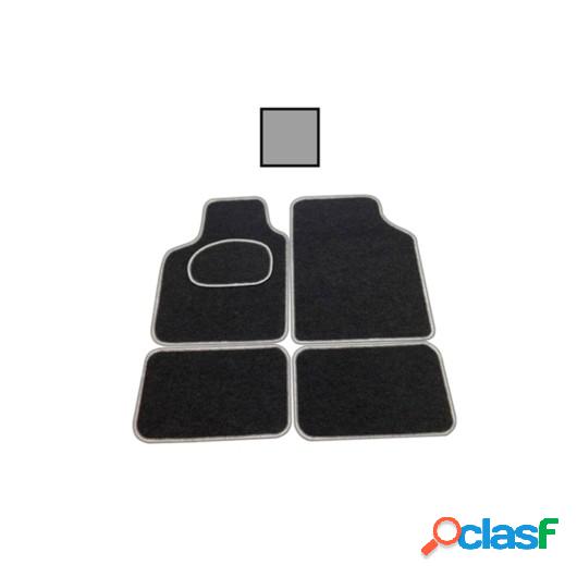 Alfombra Coche Universal Negro Soft 4 Pz Bottari