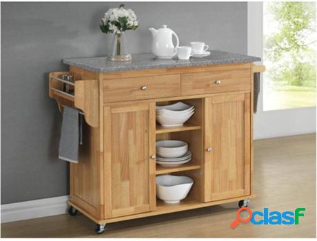 Aparador VENTE UNIQUE Delicia (Beis - Madera - 87 x 120 x 46