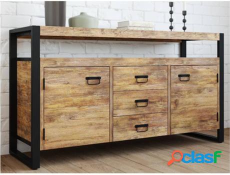 Aparador VENTE UNIQUE Harlem (Beis - Madera - 80 x 145 x 44