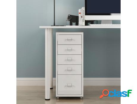 Armario EN.CASA Acero (Blanco - 69 x 28 x 41 cm)