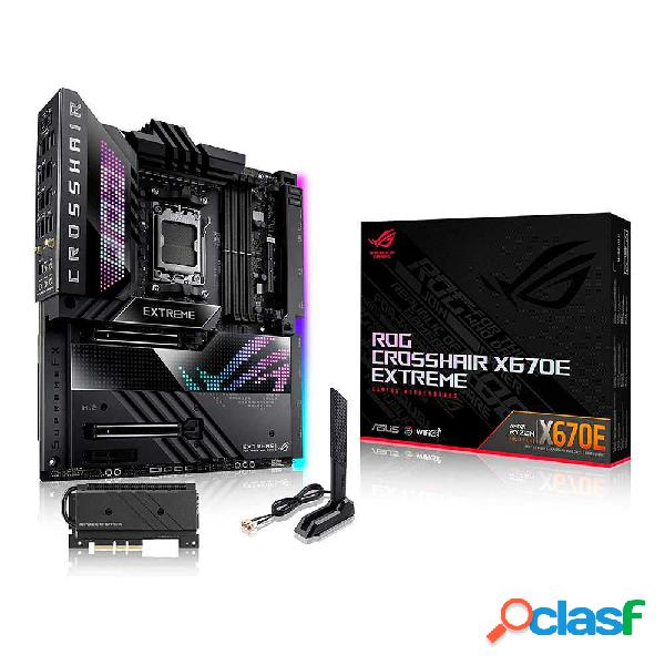 Asus rog crosshair x670e extreme. socket am5. e-atx.