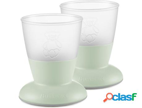 BABYBJÖRN Pack Dúo de Vasos para Bebé Verde Pastel