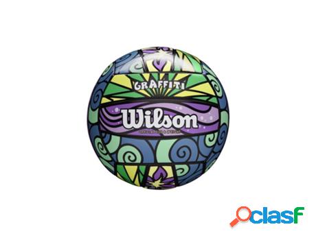 Balón de Voleibol de Playa WILSON Multicolor (Goma - Tu)
