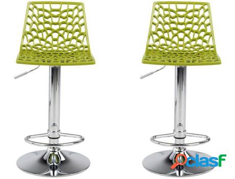 Banco VENTA-UNICA Clark (Verde - Plástico - 104x45x45 cm -