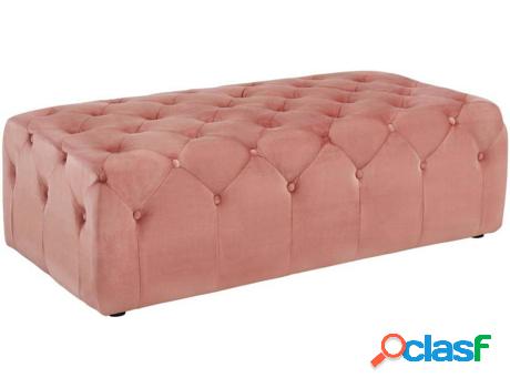 Banco VENTE UNIQUE Malone (Rosa - Tejido - 40x120x60 cm)