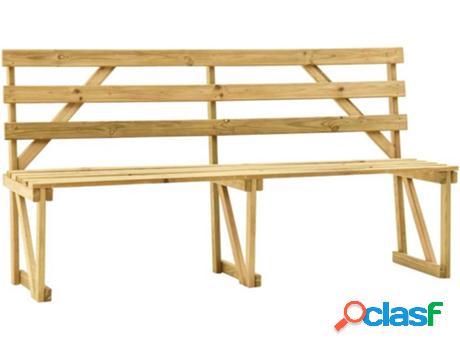 Banco de Jardín VIDAXL (170x50x90 cm - Madera)