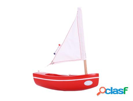 Barco TIROT (Madera - Rojo - 17 cm)