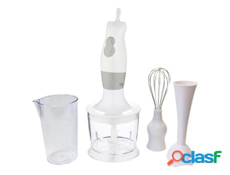 Batidora 250 / 300 w. 2 velocidades con vaso, triturador y