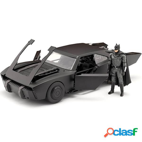 Batman Batm?vil Metal 1:18 "The Batman" Con Luces Y Figura