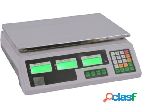 Báscula Digital VIDAXL con Pantalla LCD (Capacidad: 30 Kg -