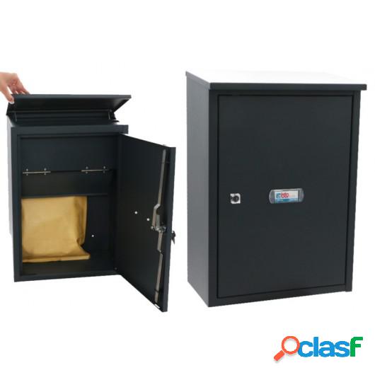 Buzon Exterior 535X370X200Mm Vertical Btv Acero Grafit