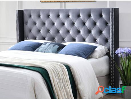 Cabecero VENTE UNIQUE Massimo (160 x 200 cm - Gris)