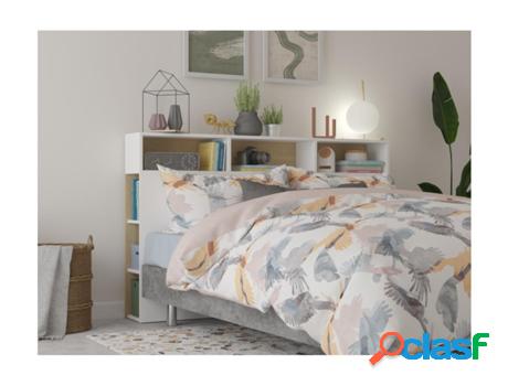 Cabecero VENTE UNIQUE Nastia (160 x 200 cm - Blanco)