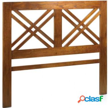 Cabecero cama 150 cm estilo colonial doble cruz