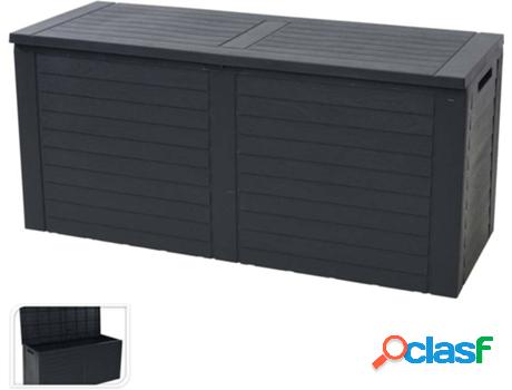 Caja de Almacenaje para Jardín PROGARDEN Ollie 240 L (Gris