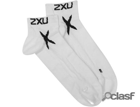 Calcetines para Hombre 2XU Performance Rise Blanco Negro