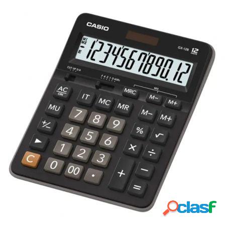 Calculadora casio gx-12b/ negra