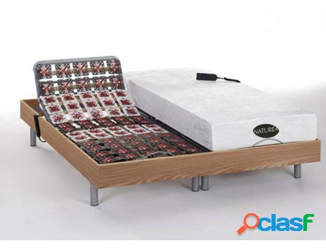 Cama Articulada NATUREA (Beis - Madera, Madera - 2 x 80 x