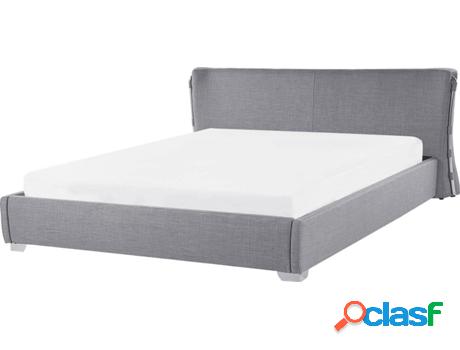 Cama BELIANI Paris (Gris - Poliéster -228x195x83 cm)