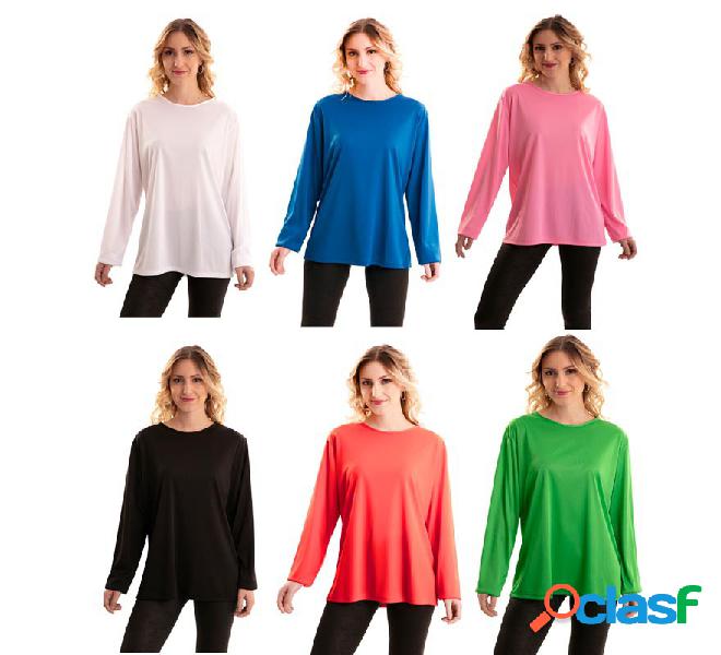 Camiseta talla única M-L mujer en varios colores