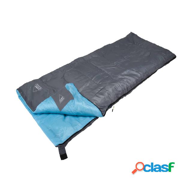Camp Gear Saco de dormir Festival 190x75 cm gris y azul