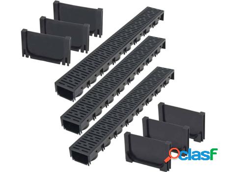 Canales de Drenaje VIDAXL (3 m)