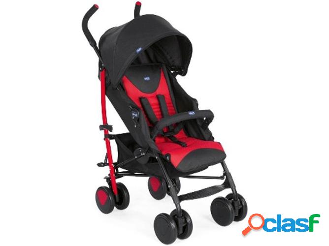 Carrito de Bebé Individual CHICCO Echo Negro y Rojo