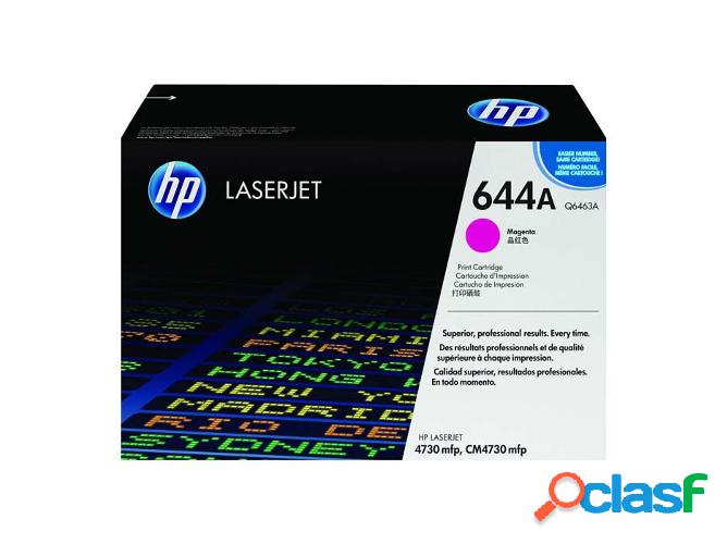 Cartucho de tóner original LaserJet HP 644A magenta para
