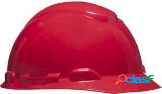 Casco Obra Ajustable Arnes Cabeza Rojo 3M