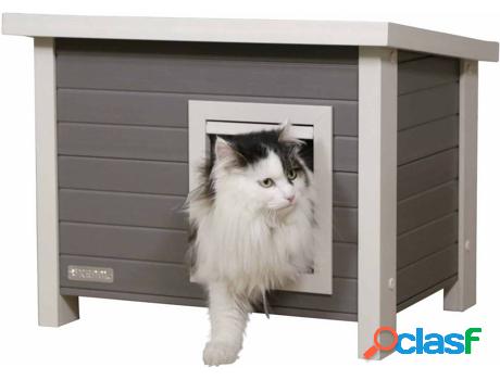 Caseta para Gatos KERBL (Gris - 57x45x43cm - Plástico)