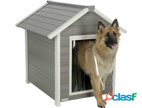 Caseta para Perros KERBL ECO Hendry (Gris - 88x98x101cm -