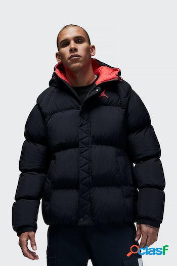 Cazadora nike jordan essential puffer jacket negro - rojo