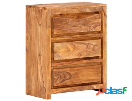 Cómoda VIDAXL con cajones Marrón (60 x 33 x 75 cm - Madera