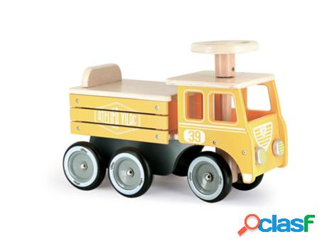 Coche VILAC (Madera - Amarillo - 50 x 35 x 26 cm)