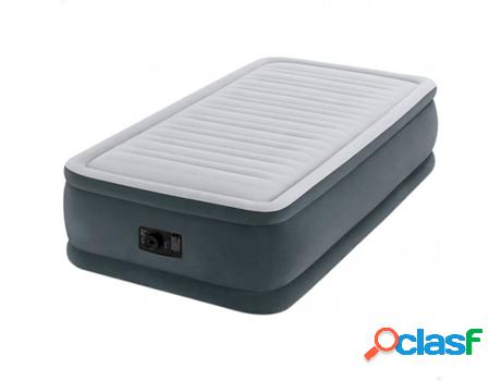 Colchón Hinchable INTEX Individual (Gris - PVC - 99x191x46