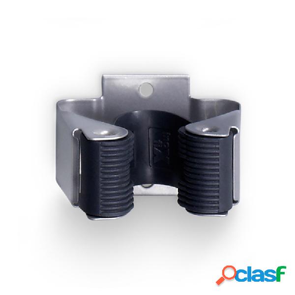 Colgador escobas adhesivo Inofix Cromado mate 2 unidades