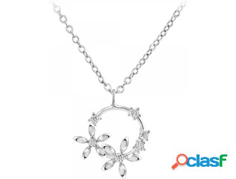 Collar SC_CRYSTAL Zirconia (bañado a rodio - 40cm)