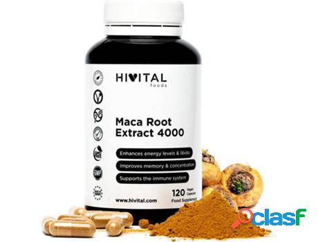 Complemento Alimentar HIVITAL Maca Peruana (120 Cápsulas