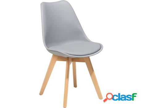 Conjunto 2 Sillas de Comedor Dakota II (Gris - Material