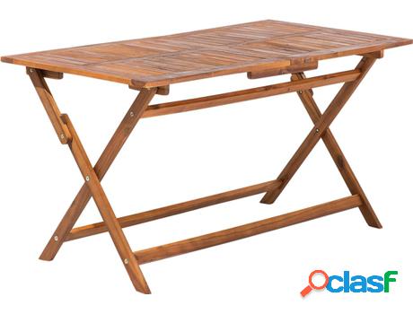 Conjunto de Jardín BELIANI Cento (Marrón - Madera de