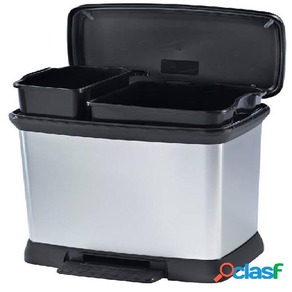 Contenedor de reciclaje Curver Duo 2 compartimentos