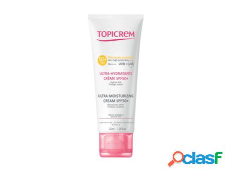 Crema Facial TOPICREM Ultra-Hidratante Rosto y Corpo SPF 50+