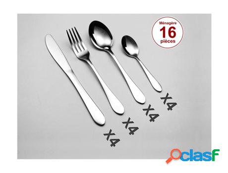Cubertería OZAIA Tradi (22.5 x 0.4 cm - Plateado)