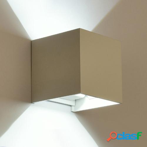 Cubo de luz ajustable Lámpara de pared con luz de baño Led