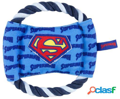 Cuerda Disco Dental para Perro Superman 14.5x2x14.5 cm For
