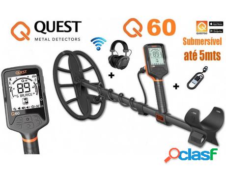 Detector de Metales QUEST Q60 + Promo POINTER